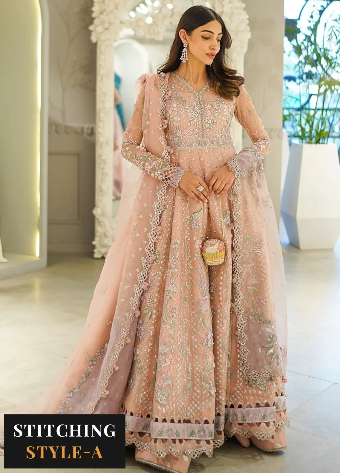 Republic WomensWear Embroidered Suits Unstitched 3 Piece RW24PV D-03 Orsa – Wedding Collection