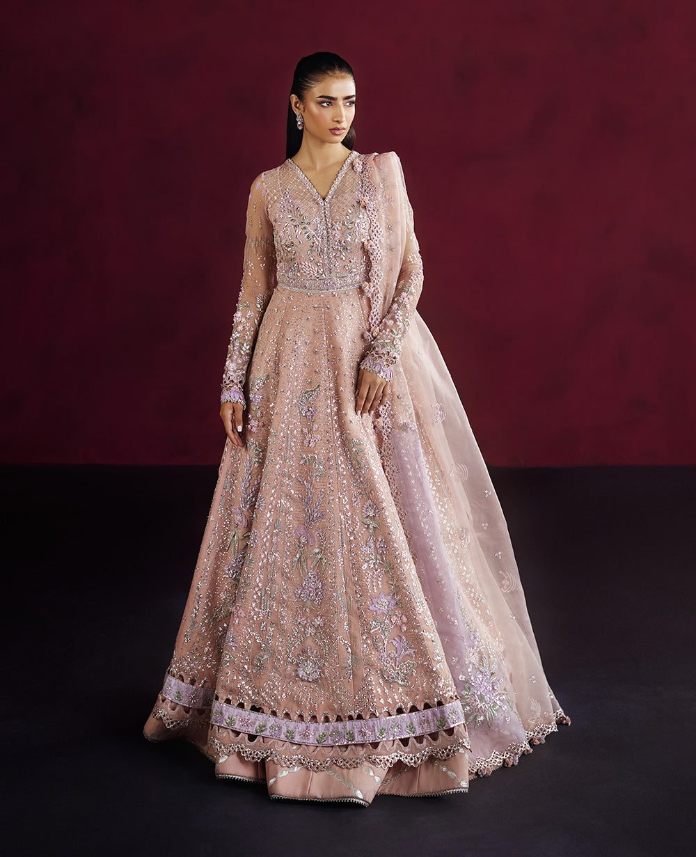 Republic WomensWear Embroidered Suits Unstitched 3 Piece RW24PV D-03 Orsa – Wedding Collection