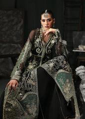 Sardinia Wedding Embroidered Organza Suits Unstitched 3 Piece D-1201 Lumen – Formals Collection