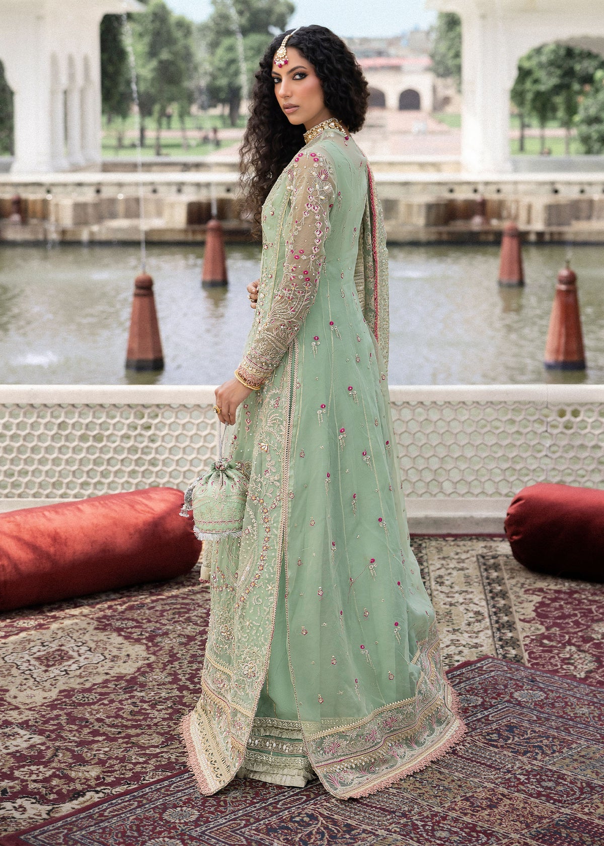 Sardinia Wedding Embroidered Suit Unstitched 3 Piece SRD24B 606 Bahar Bano – Formal Collection