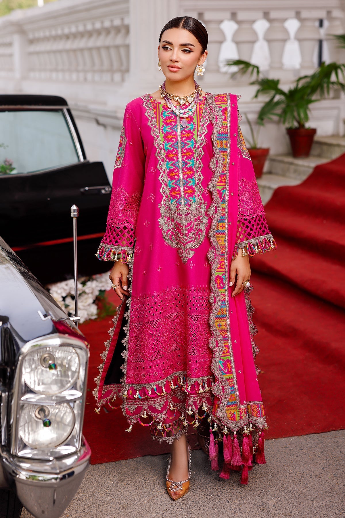 Tabeer By Charizma Embroidered Lawn Suits Unstitched 3 Piece CRZ25TS CT5-13 - Festive Collection